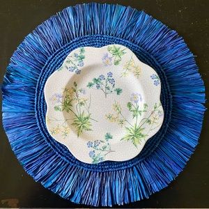 Fringe Placemat (Sapphire)